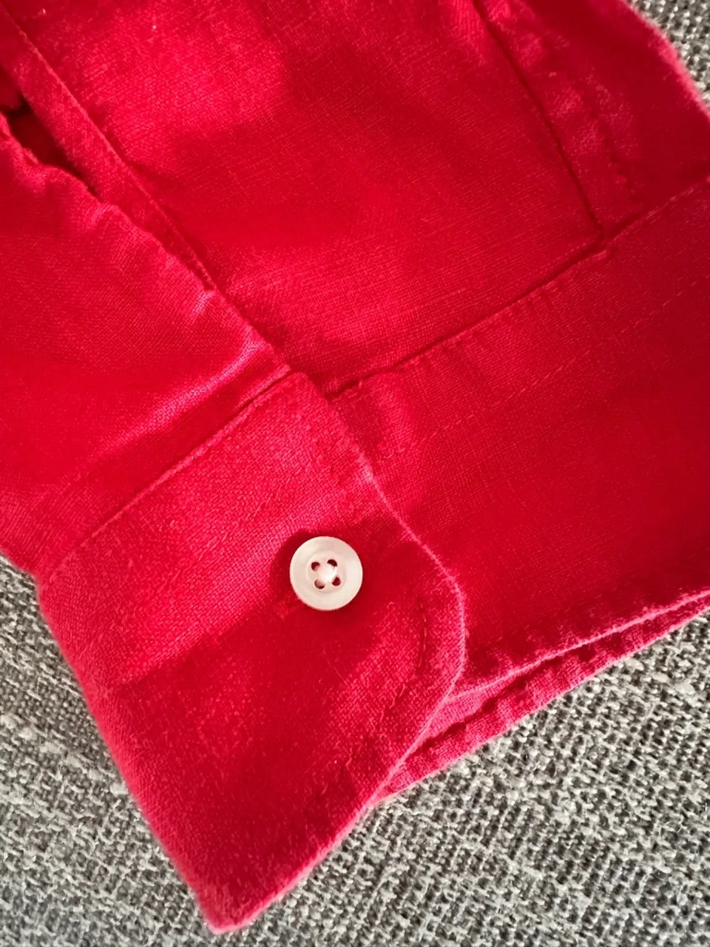 Talbots Linen Button Up Shirt - Picture 9 of 10